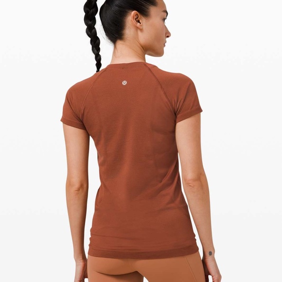 Lululemon Swiftly Tech Short Sleeve 2.0 Dark Terracotta / Dark Terracotta - Picture 2 of 5